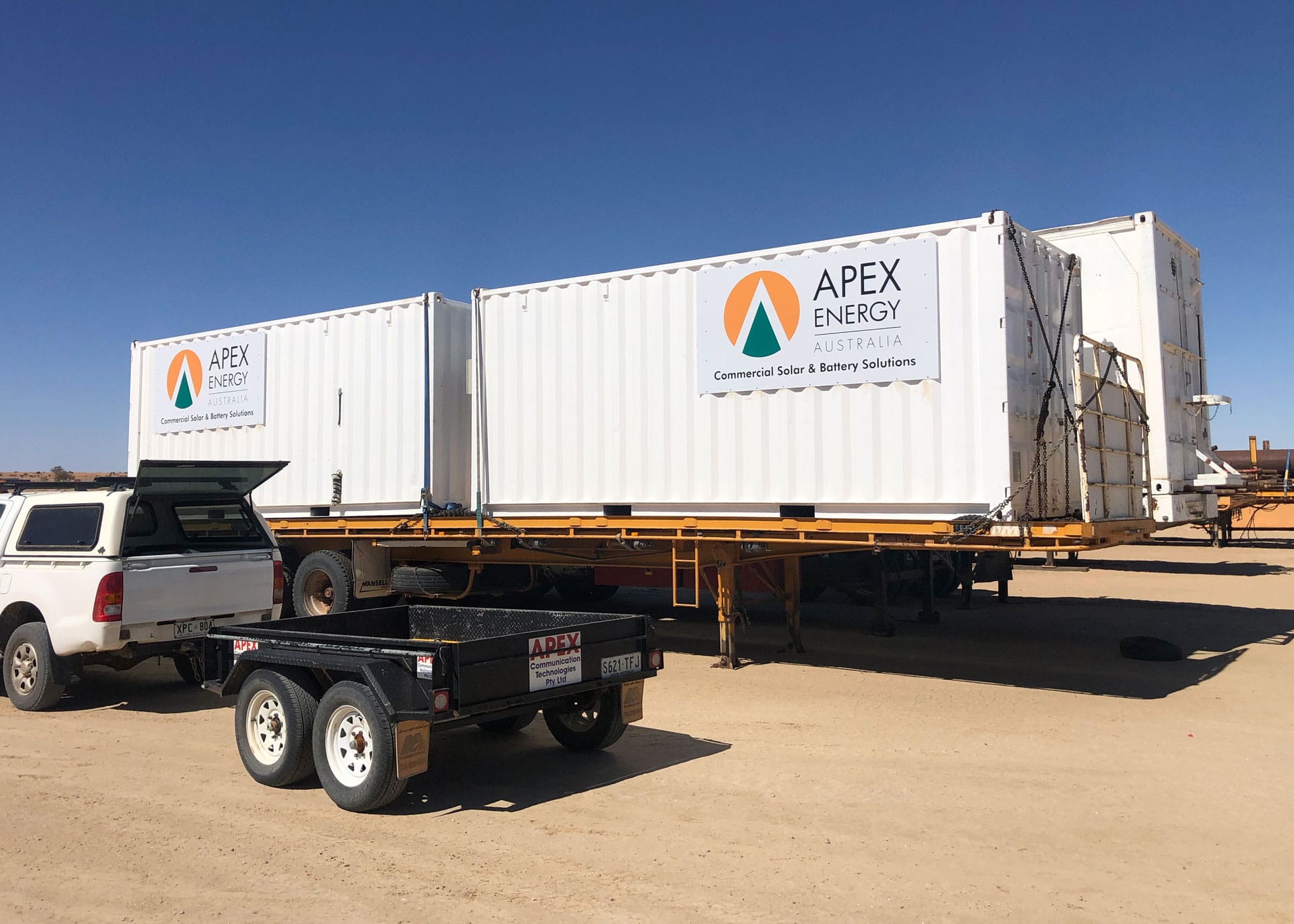 apex energy containerised battery storage