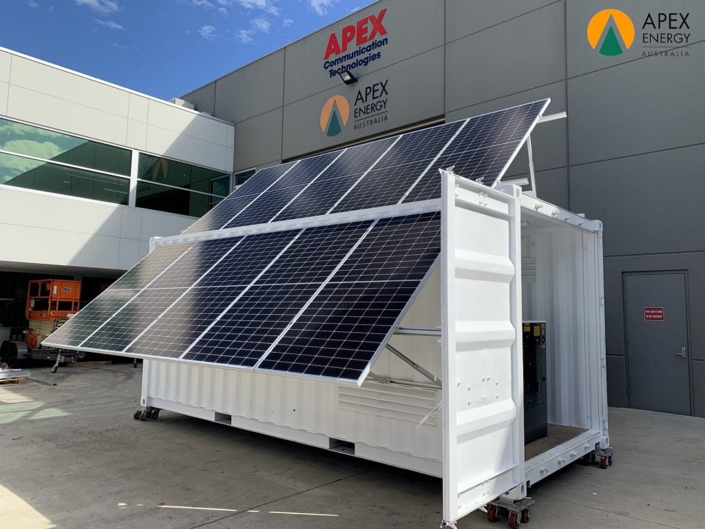 Apex Energy Retractable PV array